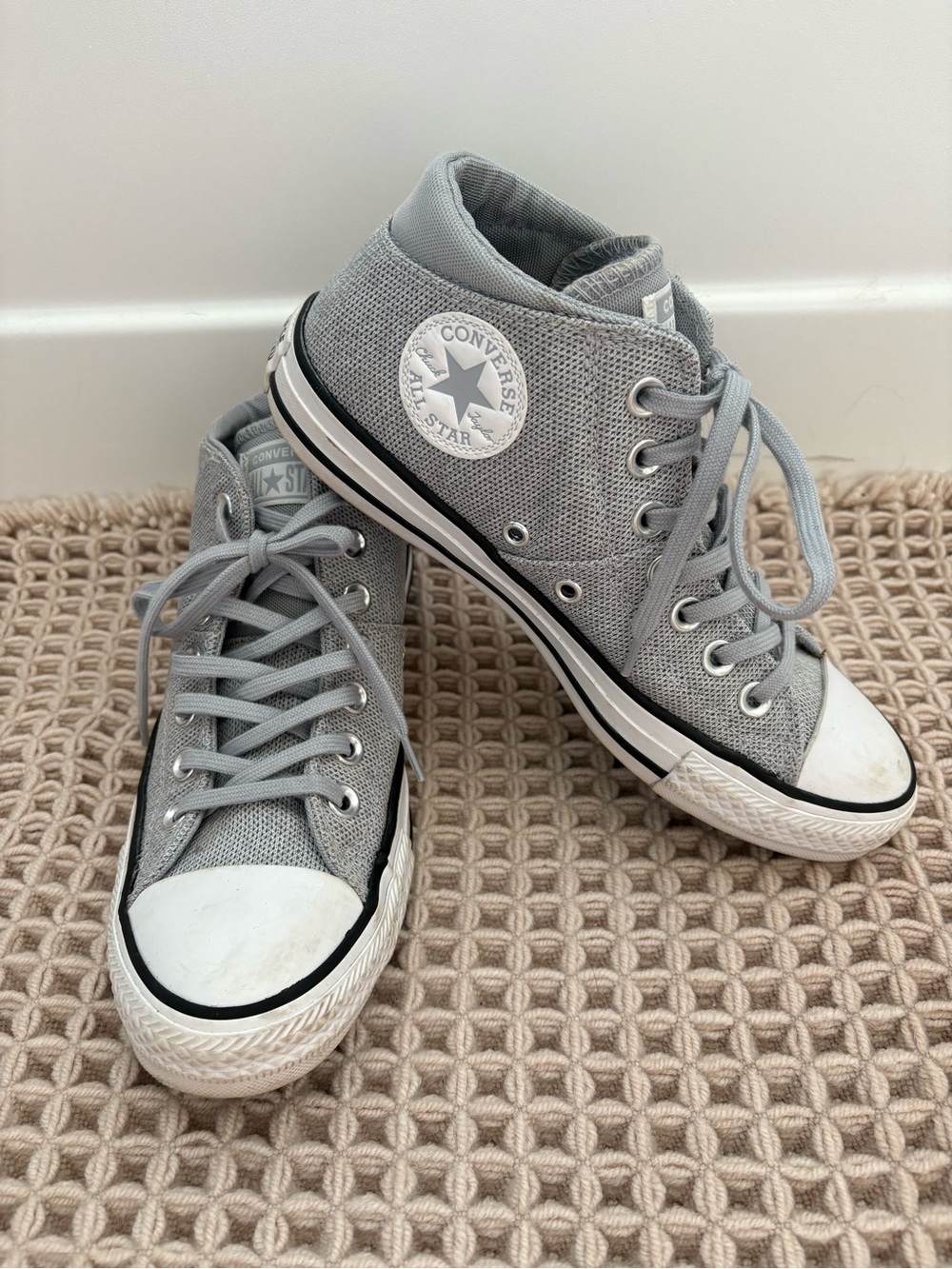 Converse Gray High-Top Chuck Taylor Sneakers